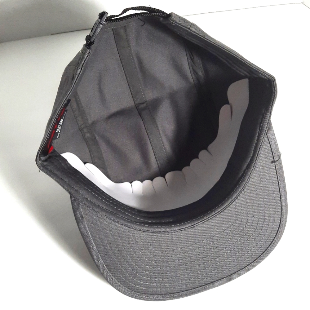NEW Los Angeles Dodgers LA Logo 5 Panel Camper Strapback Hat DARK GREY - Picture 4 of 5